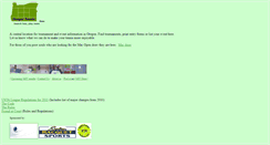 Desktop Screenshot of oregontennis.com